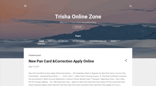 trishaonlinzone.blogspot.in