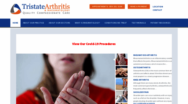 tristatearthritis.com