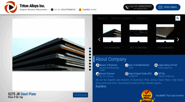 tritonalloysinc.co.in
