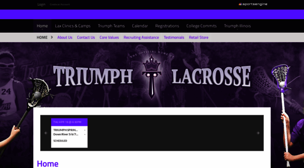 triumphlacrosse.com