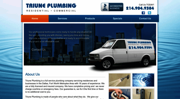 triuneplumbing.com