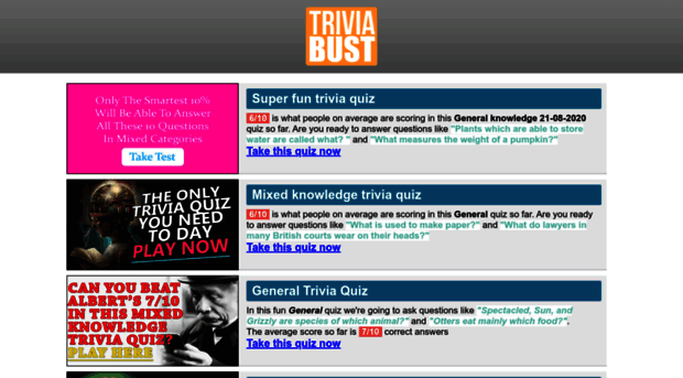 triviabust.com