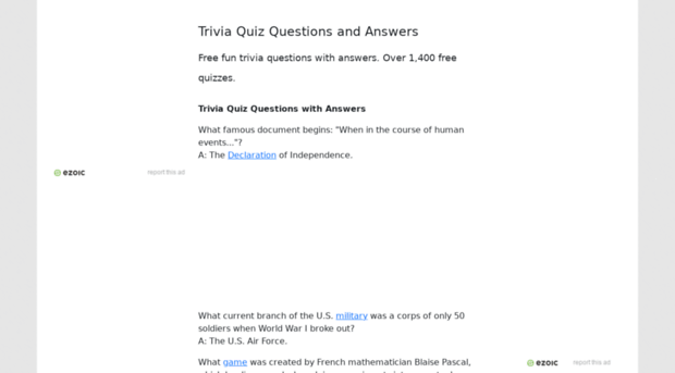 Triviaplaying Com Trivia Quiz Questions And Answ Trivia Playing