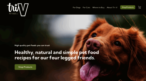 trivpetfoods.com