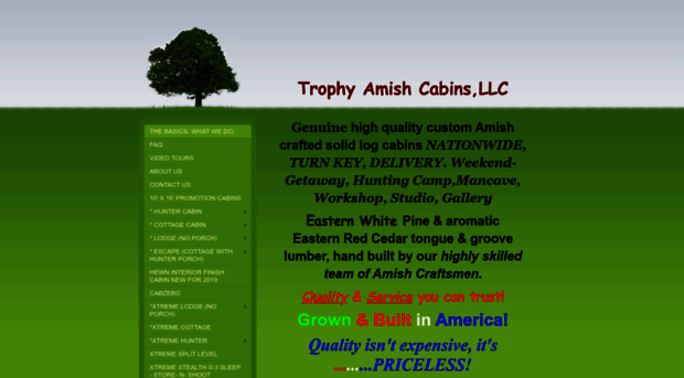 trophyamishcabins.com