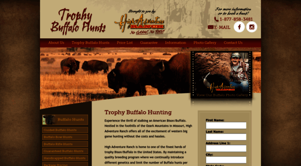 trophybuffalohunt.com