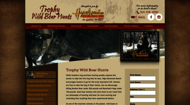 trophywildboarhunt.com