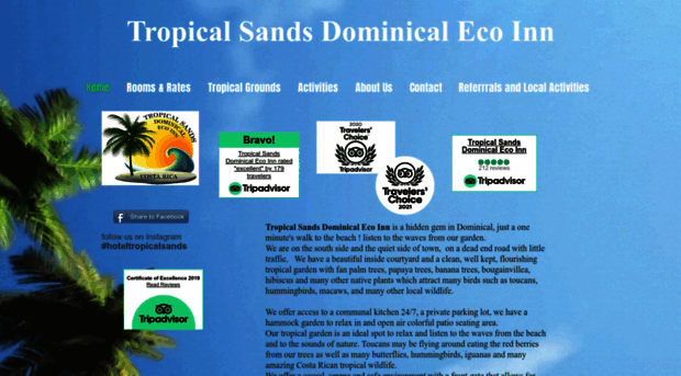 tropicalsandsdominical.com