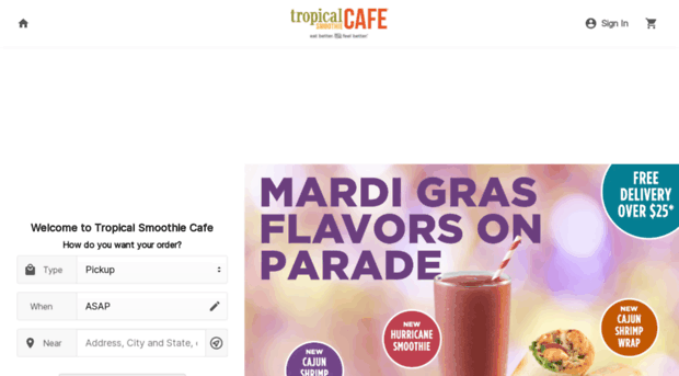 tropicalsmoothie.ololite.com