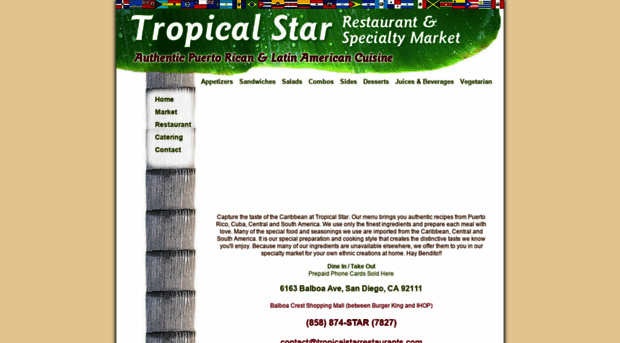 tropicalstarrestaurants.com