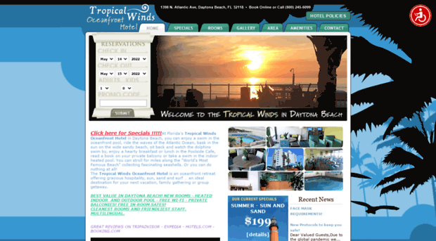 tropicalwindshotel.com