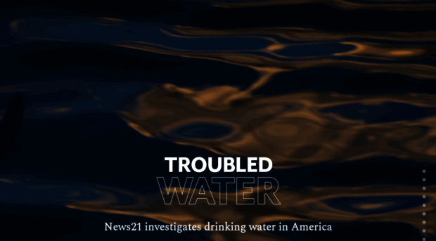 troubledwater.news21.com