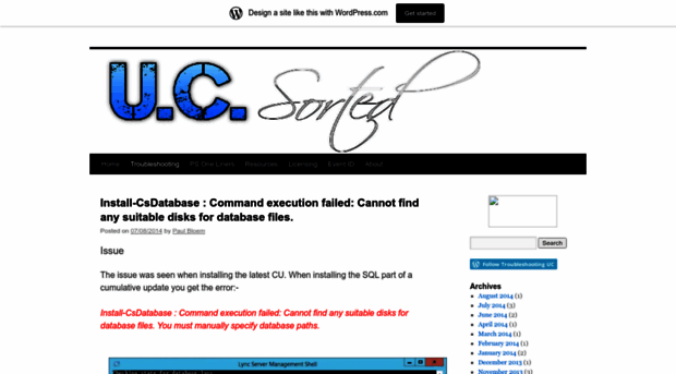 troubleshootinguc.wordpress.com