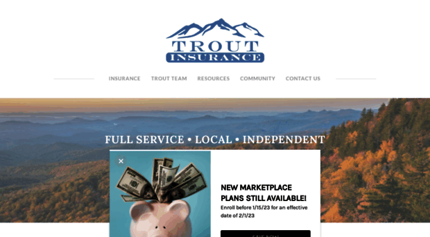 troutinsurance.biz