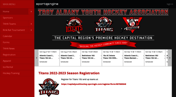 troyalbanyyouthhockey.com