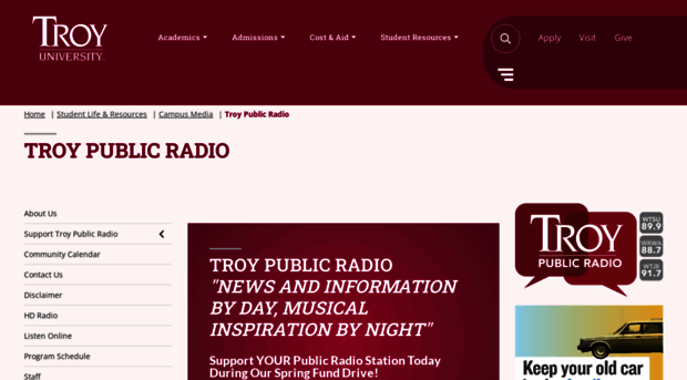 troypublicradio.org