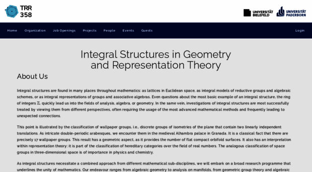 trr358.math.uni-bielefeld.de