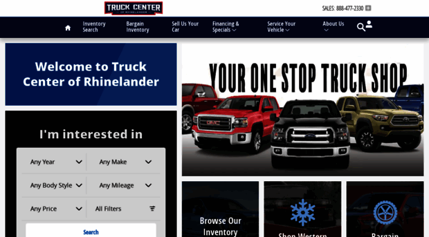 truckcenterofrhinelander.com