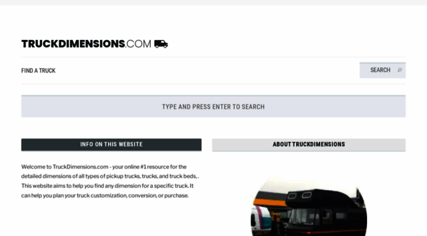 truckdimensions.com