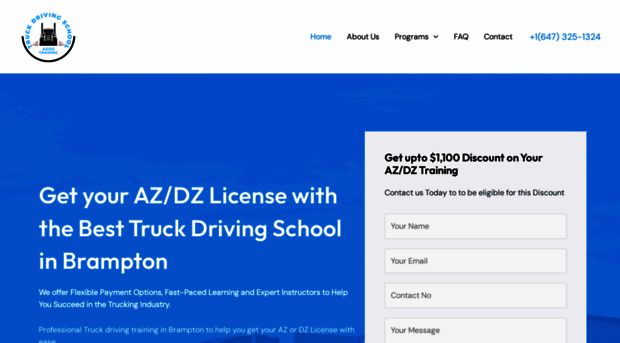truckdrivingschoolbrampton.ca