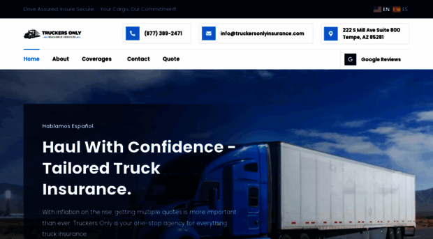 truckersonlyinsurance.com