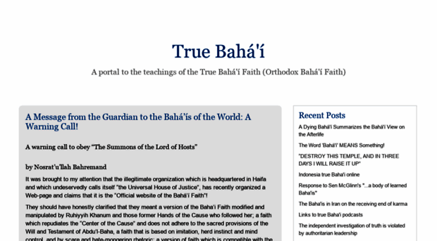 truebahai.com