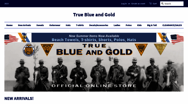 trueblueandgold.com