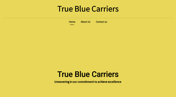 truebluecarriers.com