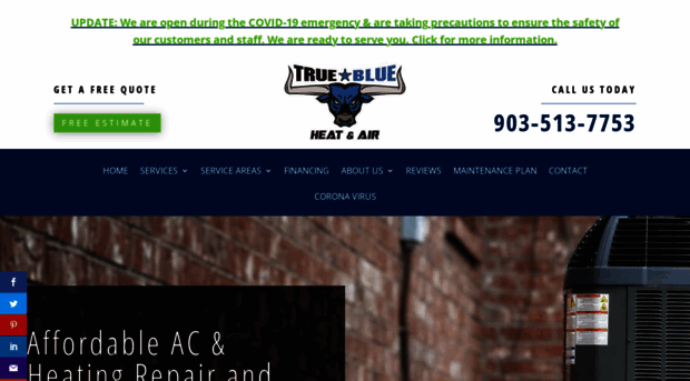 trueblueheatandair.com