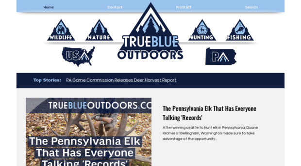 trueblueoutdoors.com