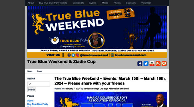 trueblueweekend.com