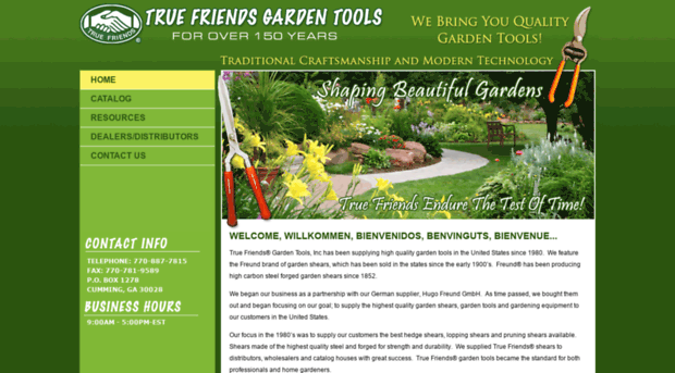 truefriendsgardentools.net