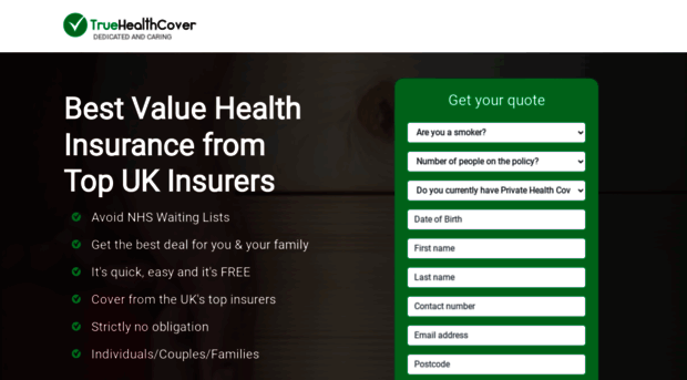 truehealthcover.com