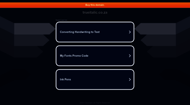 trueitalic.co.za