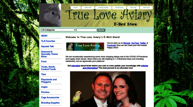 trueloveaviary.com