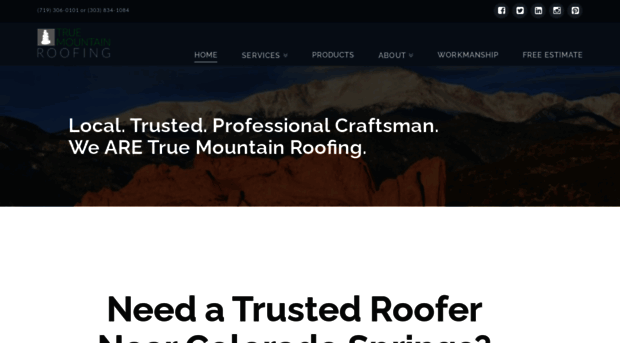 truemountainroofing.com