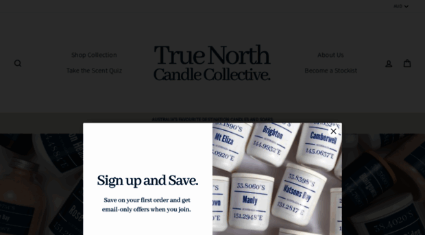 truenorthcandlecollective.com