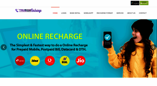 trueonrecharge.com