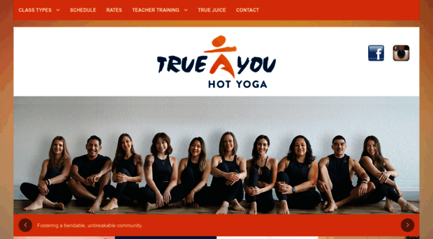 trueyouhotyoga.com