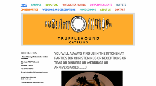 trufflehoundcatering.com