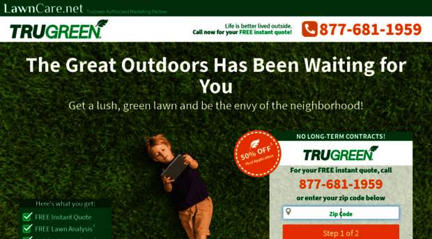 trugreenoffer.lawncare.net