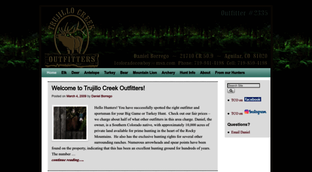 trujillocreekoutfitters.com