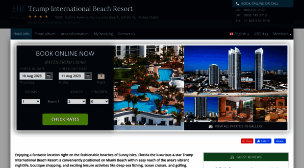 trump-intl-beach-resort.h-rez.com
