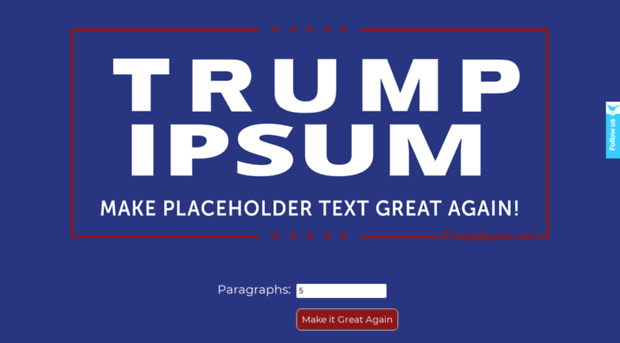 trumpipsum.net