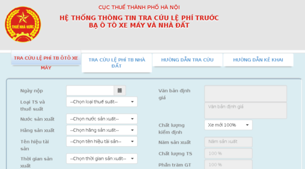 truocbahanoi.gdt.gov.vn