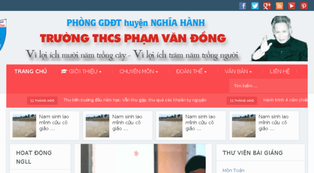 truongthcsphamvandong.edu.vn