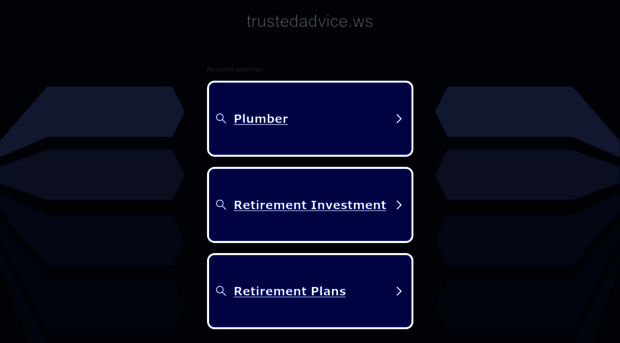 trustedadvice.ws