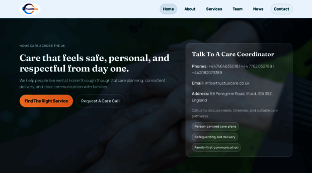 trustuscare.co.uk