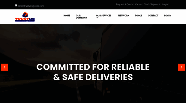 trustuslogistics.com