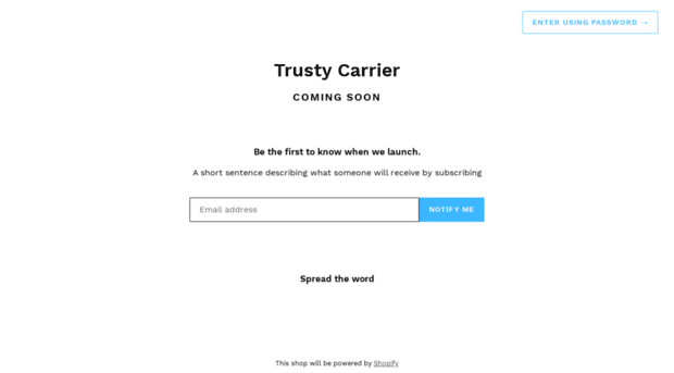 trustycarrier.com